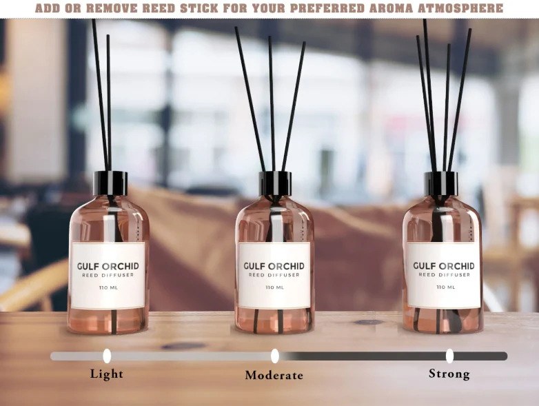 Gulf Orchid Coffee Latte Reed Diffuser 110ml - Image 4