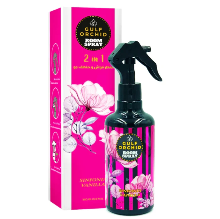 Gulf Orchid Sinfonia Vanilla Bed Freshener Spray 300ml - Image 2