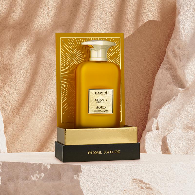 Hamidi Shams Edition Aoud LEau De Aqua Eau De Parfum For Unisex 100ml - Image 3