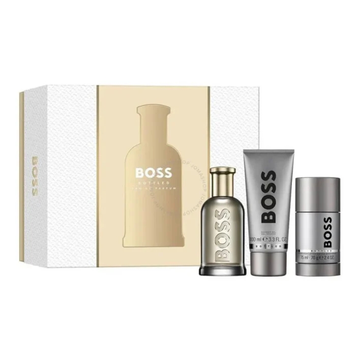 Hugo Boss Bottled Set For Men Eau De Parfum 100ml + Deodorant Stick 75ml + Shower Gel 100ml - Image 2