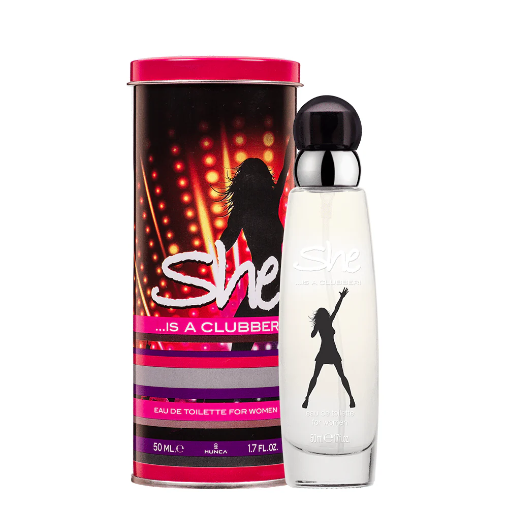 Hunca She Is A Clubber Eau De Toilette For Women 50ml - Image 2
