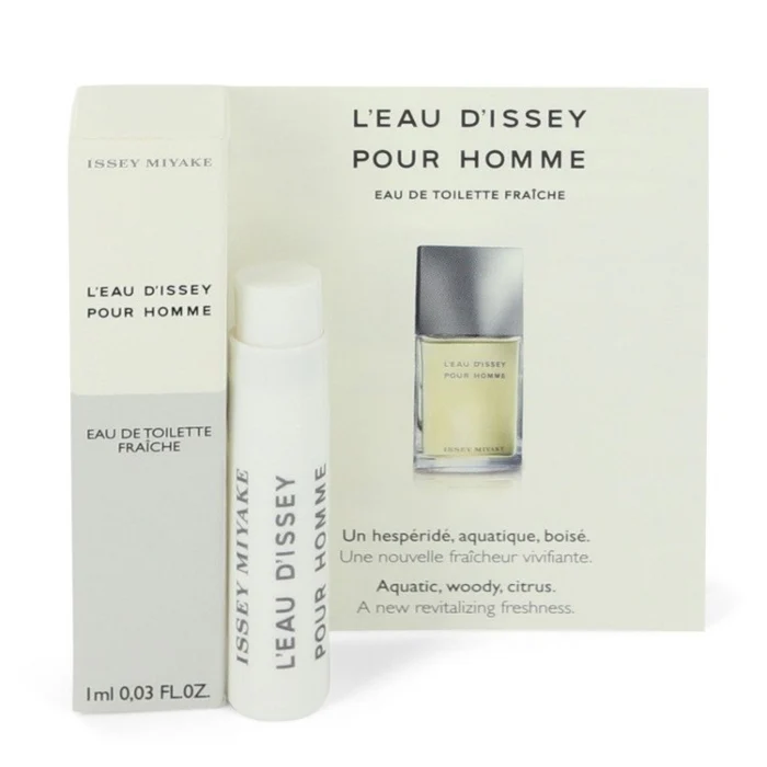 Sample Issey Miyake L eau D Issey Pour Homme Vials Eau De Toilette For Men 1ml