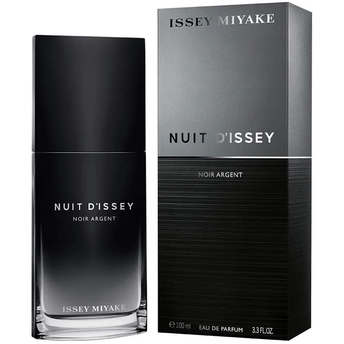 Issey Miyake Nuit DIssey Noir Argent Eau De Parfum For Men 100ml - Image 2