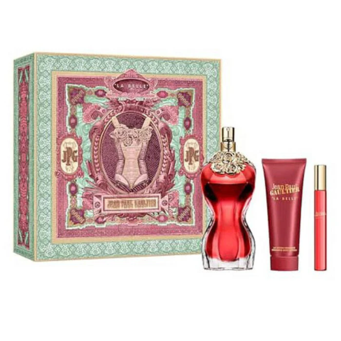 Jean Paul Gaultier La Belle Set For Women Eau De Parfum 100ml + Travel Size 10ml + Body Lotion 75ml - Image 2