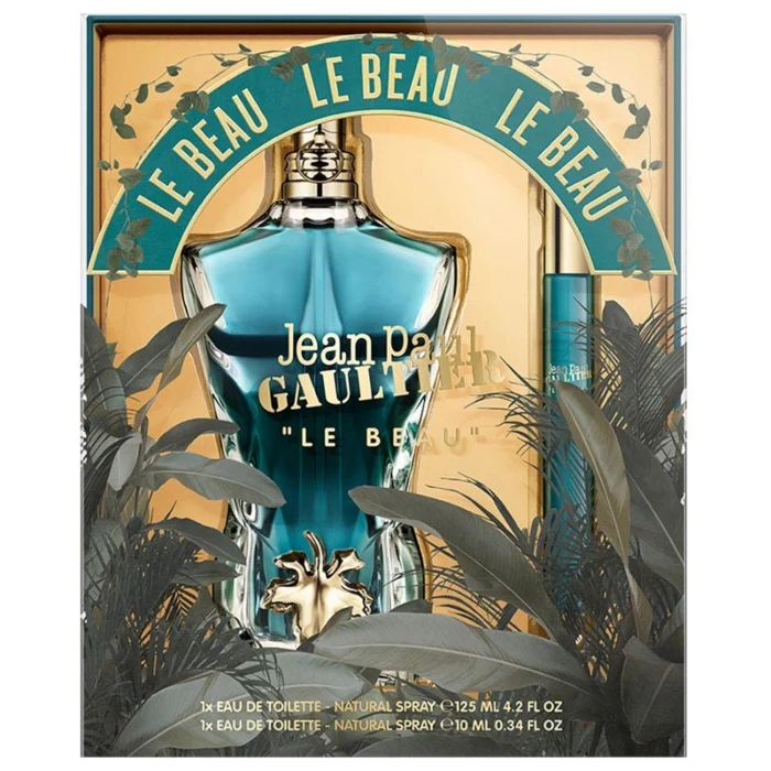 Jean Paul Gaultier Le Beau Set For Men Eau De Toilette 125ml + Mini Travel 10ml - Image 2
