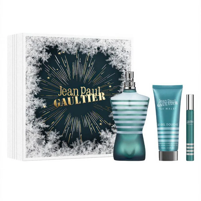 Jean Paul Gaultier Le Male Set For Men Eau De Toilette 125ml + Travel Size 10ml+ Shower Gel 75ml - Image 2
