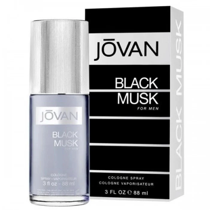 Jovan Black Musk Eau De Cologne For Men 88ml - Image 2
