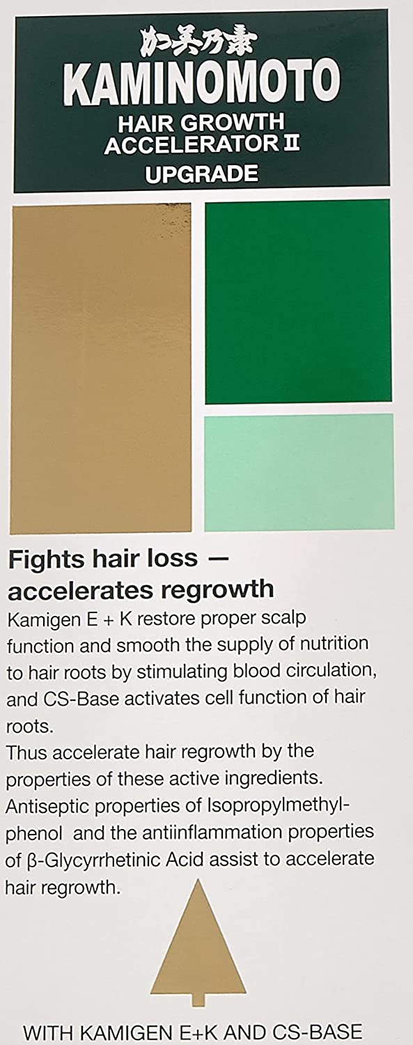 Kaminomoto Hair Growth Accelerator Gold For Damaged and falling 180ml - Image 3