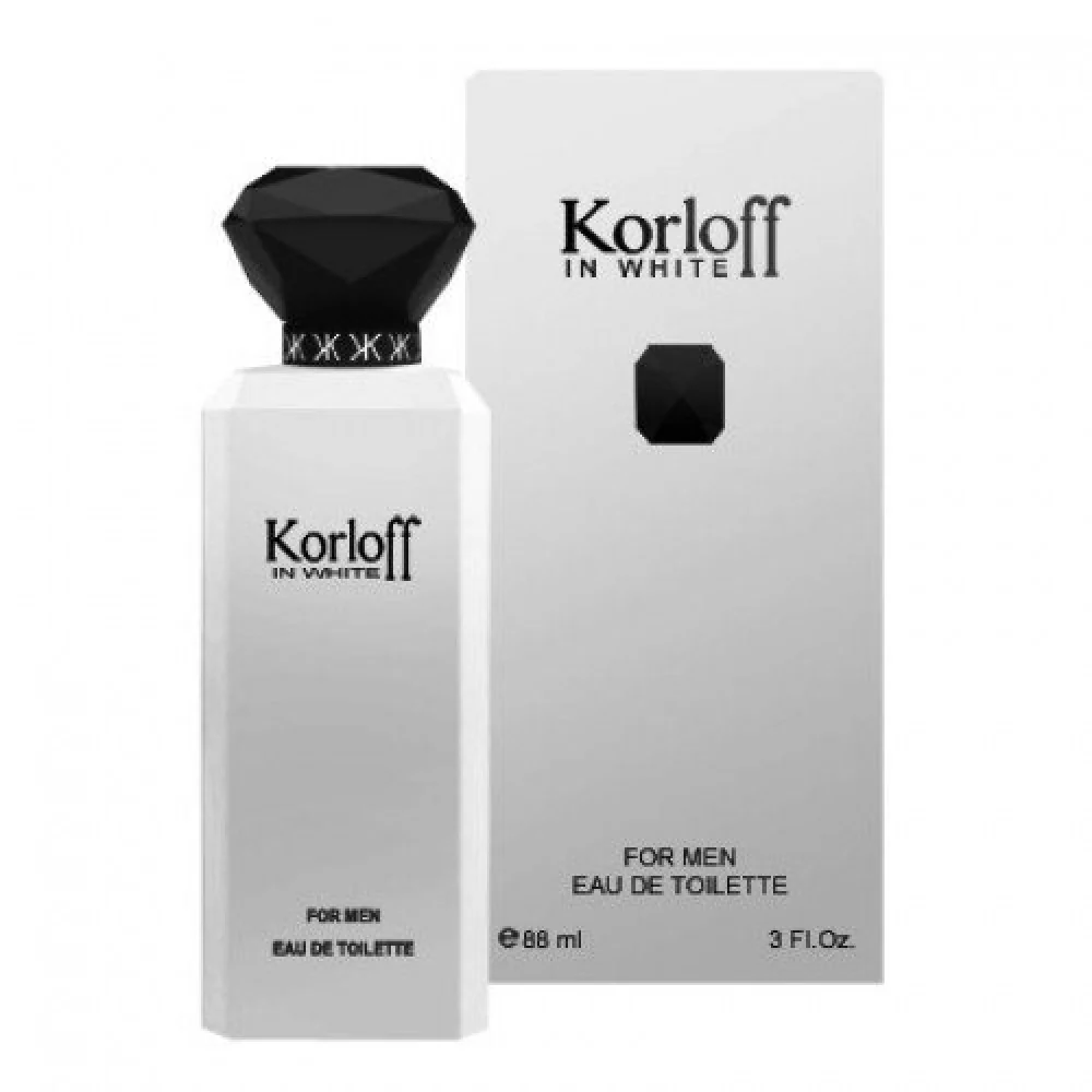 Korloff In White Eau De Toilette for Men 88ml - Image 2