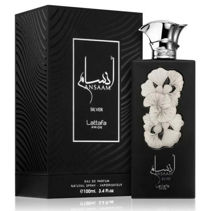 Lattafa Ansaam Silver Eau De Parfum For Men 100ml - Image 2