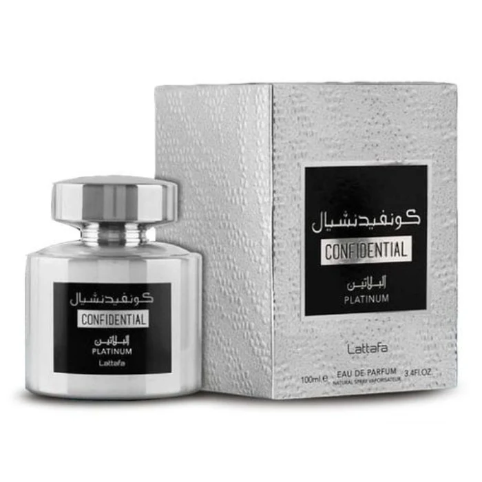 Lattafa Confidential Platinum Eau De Parfum For Unisex 100ml - Image 2