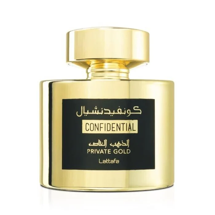 Lattafa Confidential Private Gold Eau De Parfum For Unisex 100ml
