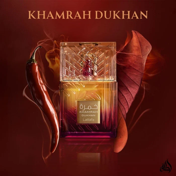 Lattafa Khamrah Dukhan Eau De Parfum For Unisex 100ml - Image 3
