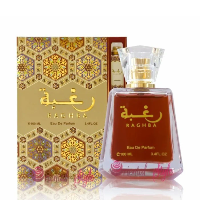 Lattafa Raghba Eau De Parfum For Unisex 100ml + Perfume Spray - Image 2
