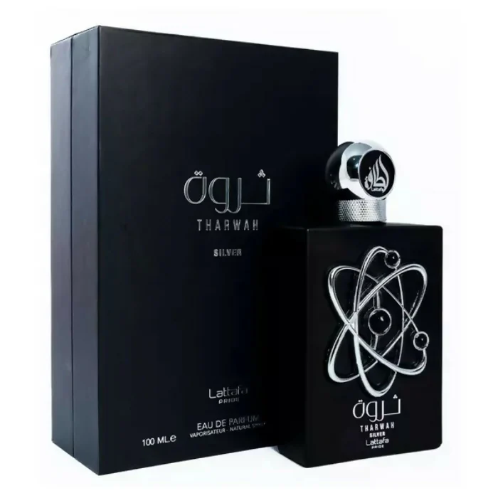 Lattafa Tharwah Silver Eau De Parfum For Men 100ml - Image 2