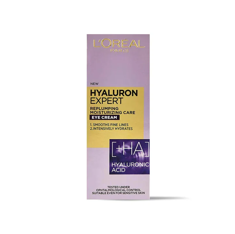 LOreal Paris Hyaluron Expert Repluming Moisturizing Eye Cream 15ml - Image 2