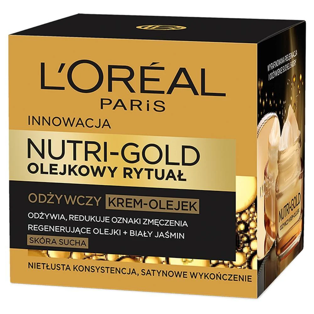 L Oreal Paris Nutri Gold Oil Ritual Nourishing Cream 50ml - Image 2