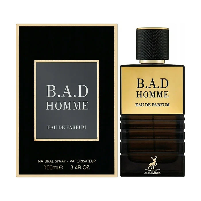 Maison Alhambra B.A.D Homme Eau De Parfum For Men 100ml - Image 3