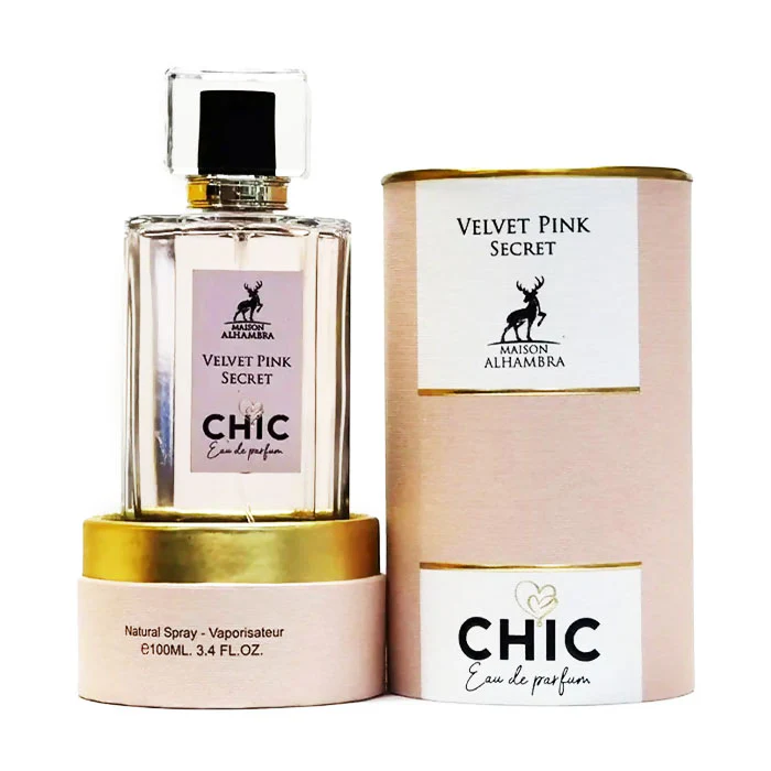 Maison Alhambra Chic Velvet Pink Secret Eau De Parfum For Women 100ml - Image 3