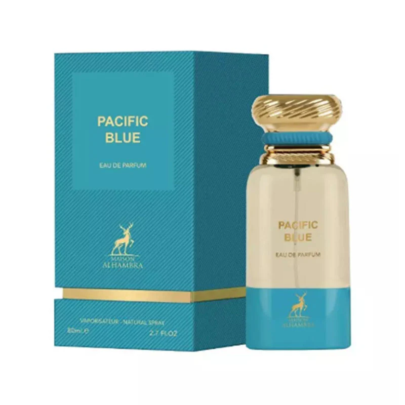 Maison Alhambra Pacific Blue Eau De Parfum For Unisex 80ml - Image 3