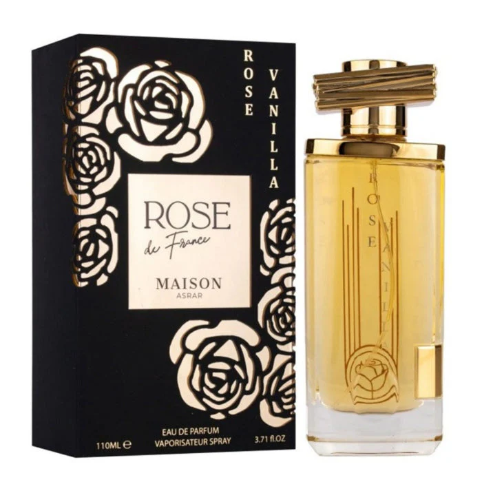 Maison Asrar Rose Vanilla Eau De Parfum For Unisex 110ml - Image 6