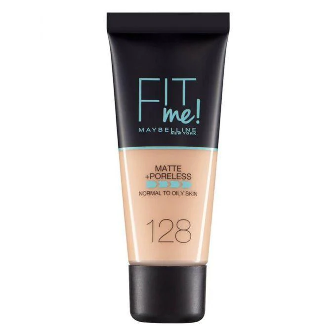 Maybelline New York Fit Me Matte & Poreless Foundation - 128 Warn Nude