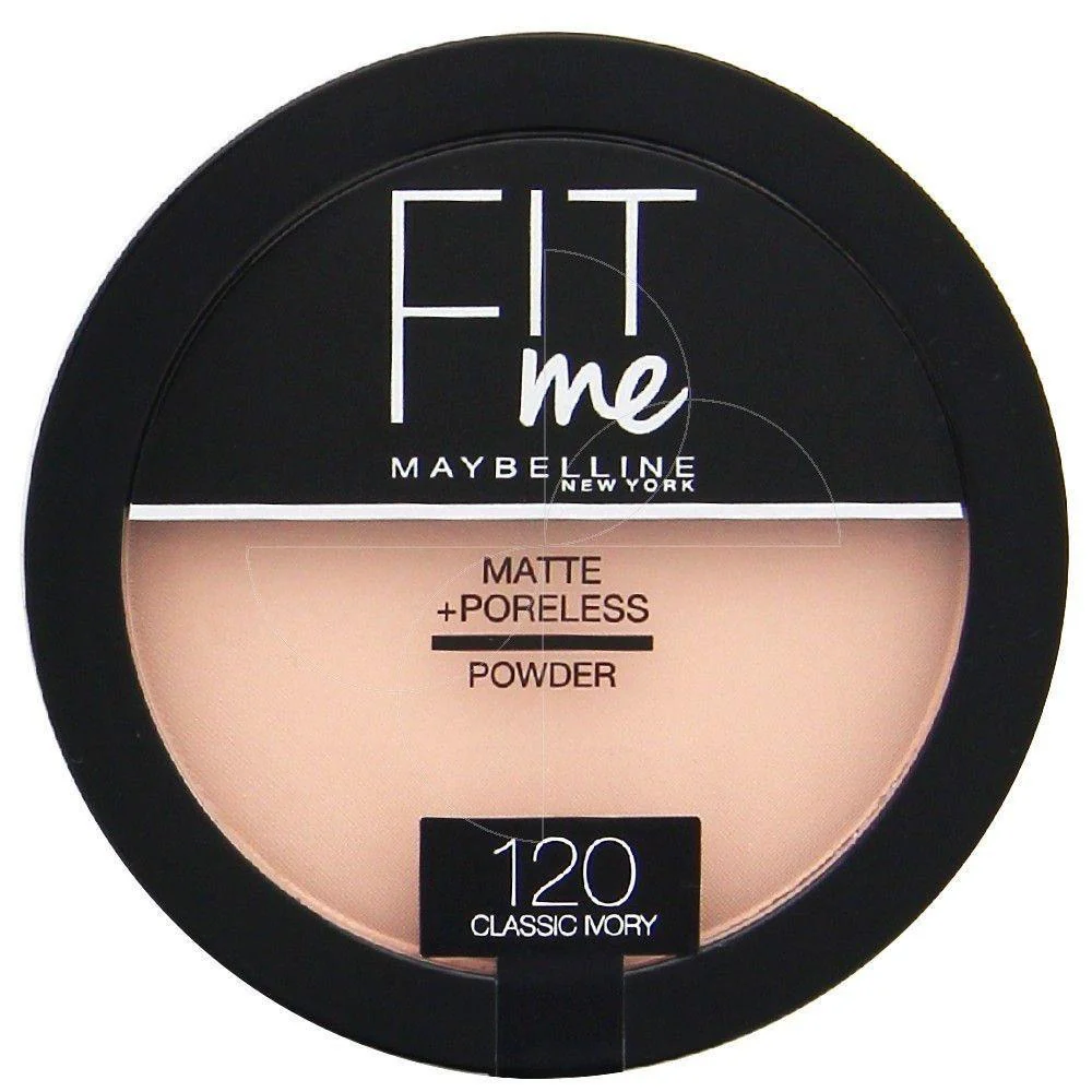 Maybelline New York Fit Me Matte & Poreless Powder – 120 Buff Beige