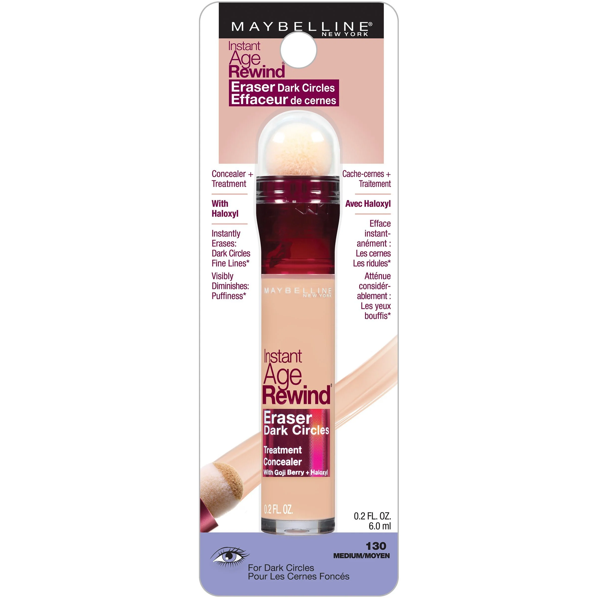 Maybelline New York Instant Age Rewind Concealer 130 Medium