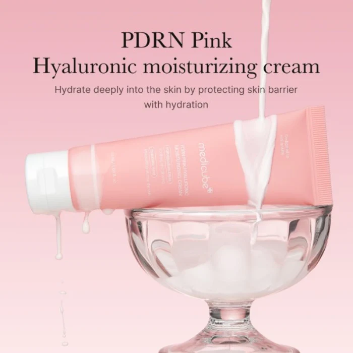 Medicube PDRN Pink Hyaluronic Moisturizing Cream 50ml - Image 3