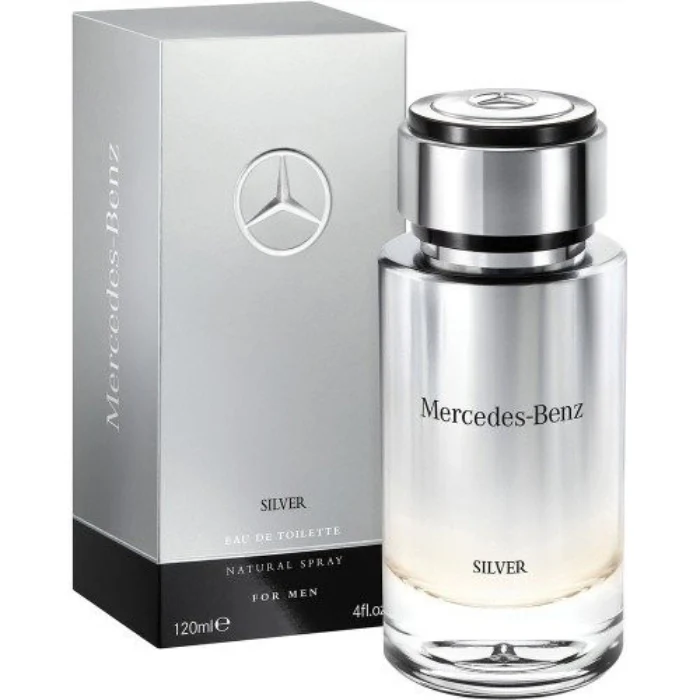 Mercedes Benz Silver Eau De Toilette For Men 120ml - Image 2