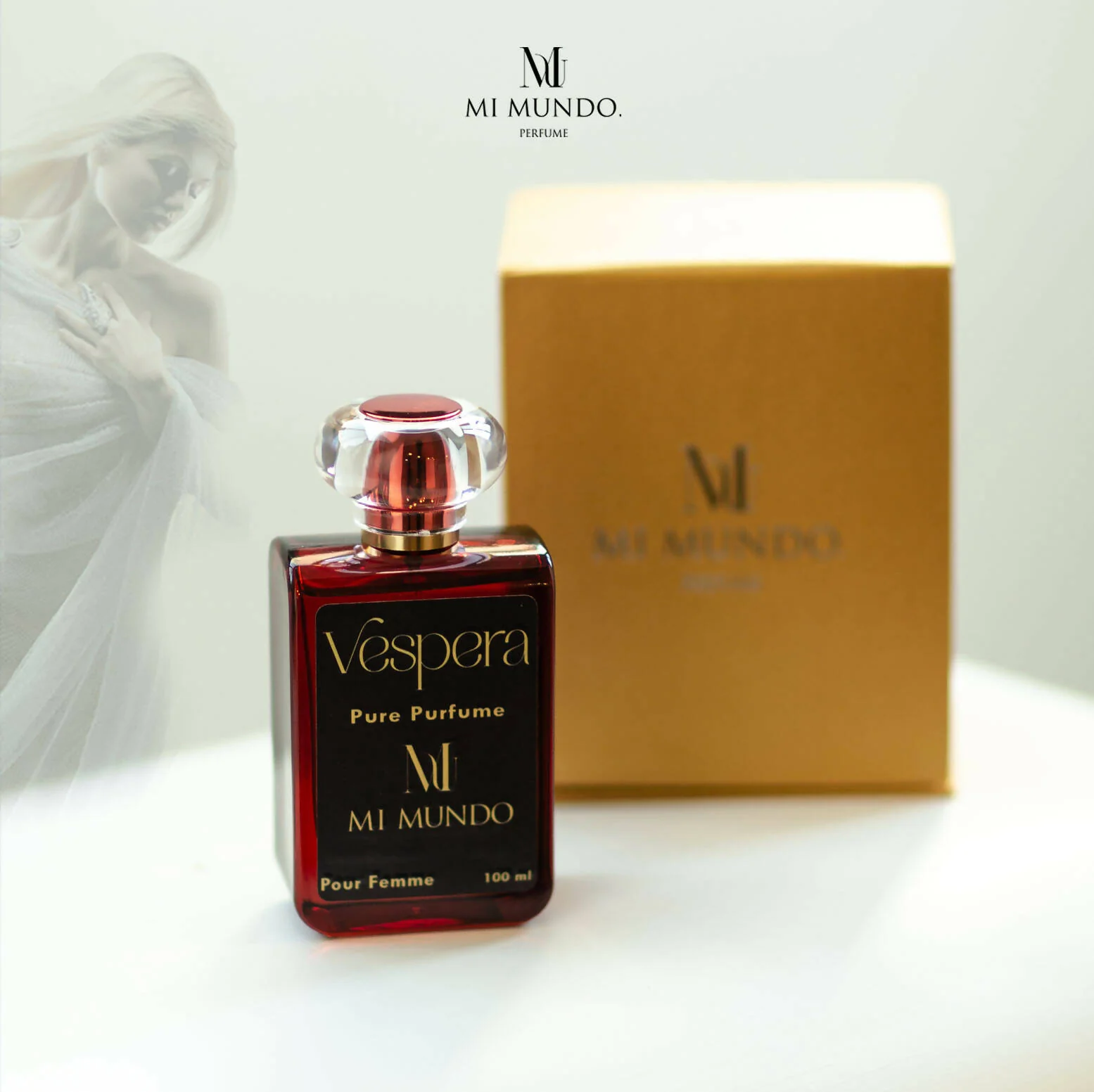 Mi Mundo Vespera Pure Perfume Parfum For Women 100ml - Image 2