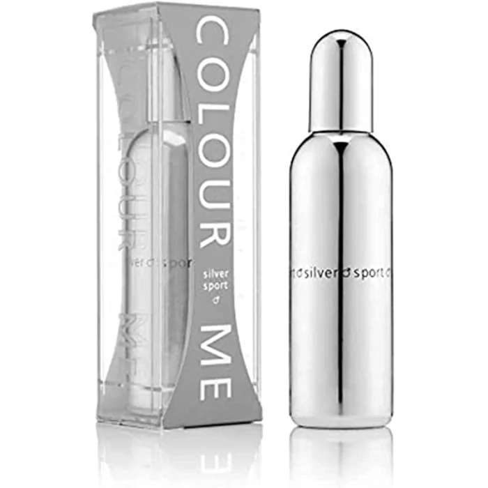 Milton Lloyd Colour Me Silver Sport Eau De Parfum For Men 90ml - Image 2