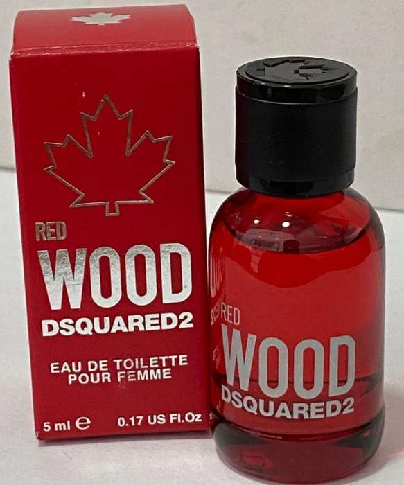 Mini Travel Dsquared2 Red Wood Miniature Eau De Toilette For Women 5ml - Image 2