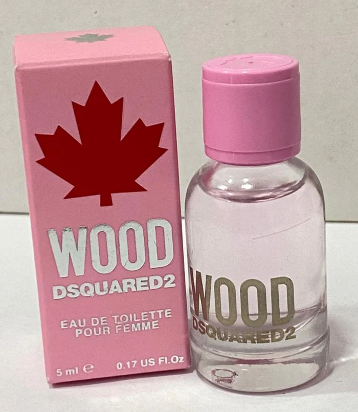 Mini Travel Dsquared2 Wood Miniature Eau De Toilette For Women 5ml - Image 2