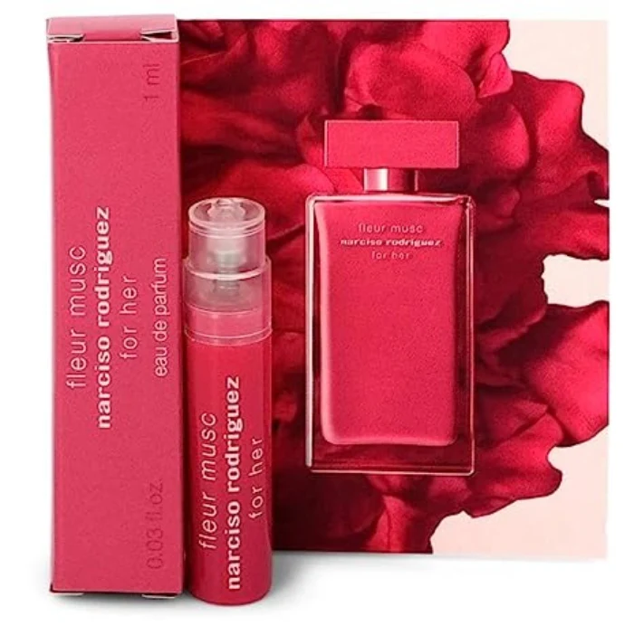 Sample Narciso Rodriguez For Her Fleur Musc Vials Eau De Parfum For Women 1ml