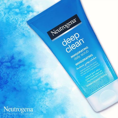 Neutrogena Deep Clean Invigorating Facial Scrub 150ml - Image 2