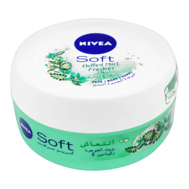 Nivea Soft Chilled Mint Freshies Cream 100ml - Image 2