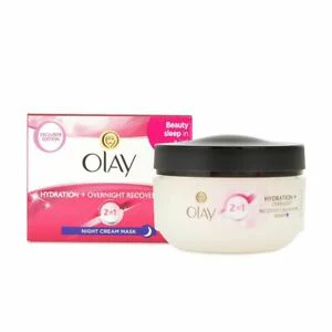 Olay 2 in 1 Hydration Overnight Recovery Mask 50ml - Image 2