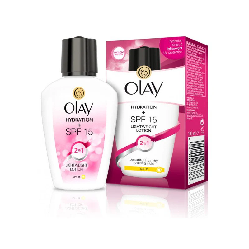 Olay 2in1 Hydration + SPF15 Lightweight Day Lotion 100ml - Image 2