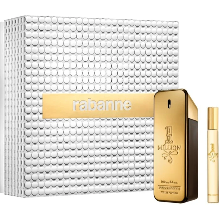 Paco Rabanne 1 Million Set For Men Eau De Toilette 100ml + Mini Travel 10ml - Image 2