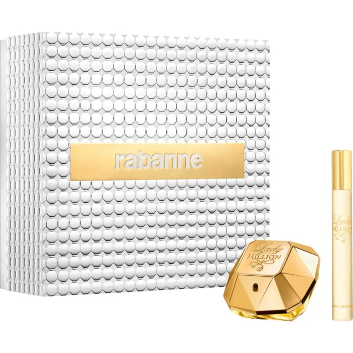 Paco Rabanne Lady Million Set For Women Eau De Parfum 50ml + Mini Travel 10ml - Image 2