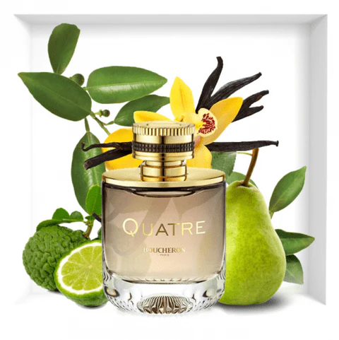 Boucheron Quatre Absolu De Nuit Set For Women Eau De Parfum 100ml + Body Lotion 100ml + Shower Gel 100ml - Image 2