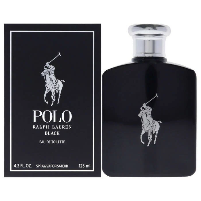 Ralph Lauren Polo Black Eau De Toilette For Men 125ml - Image 2
