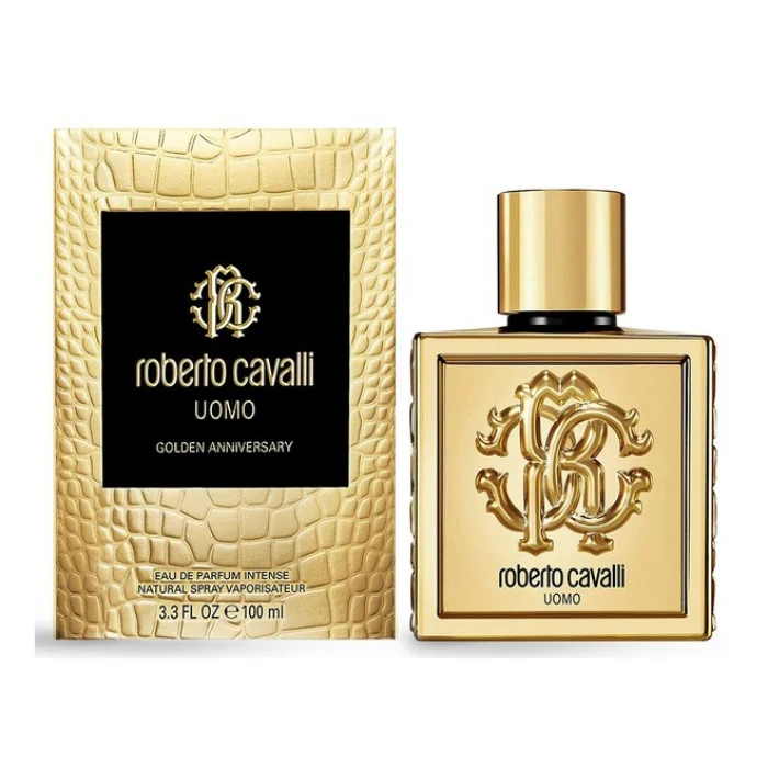 Roberto Cavalli Uomo Golden Anniversary Intense Eau De Parfum For Men 100ml - Image 2