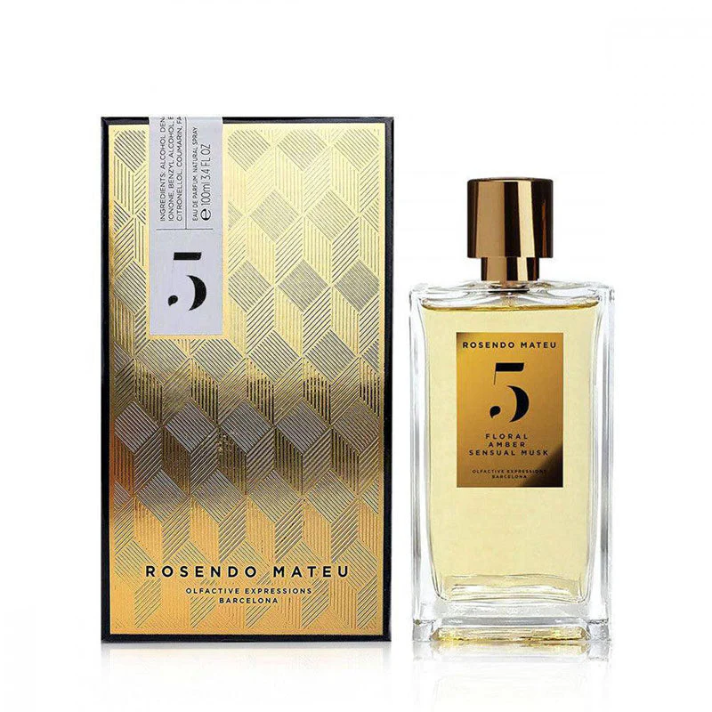 Rosendo Mateu No.5 Sensual Musk Eau De Parfum For Unisex 100ml - Image 4