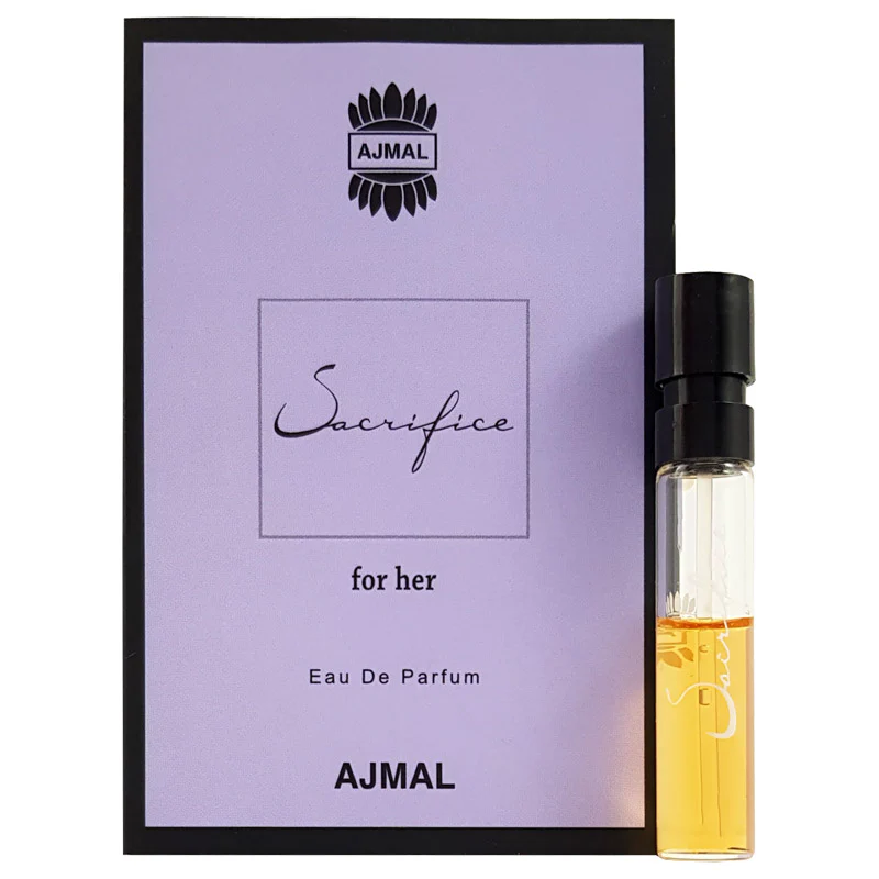 Sample Ajmal Sacrifice For Her Eau De Parfum Vials For Women 1.5ml