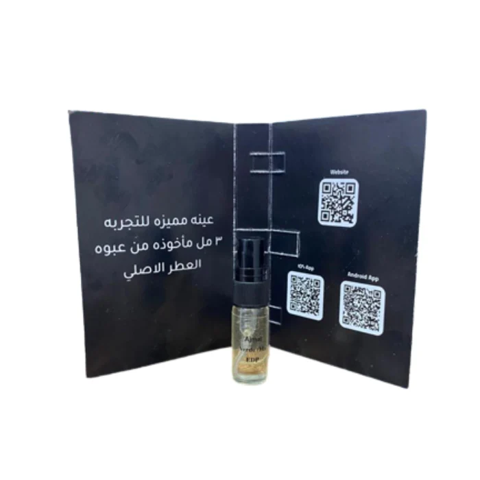 Sample Ajmal Verde Vials Eau De Parfum For Men 3ml - Image 3