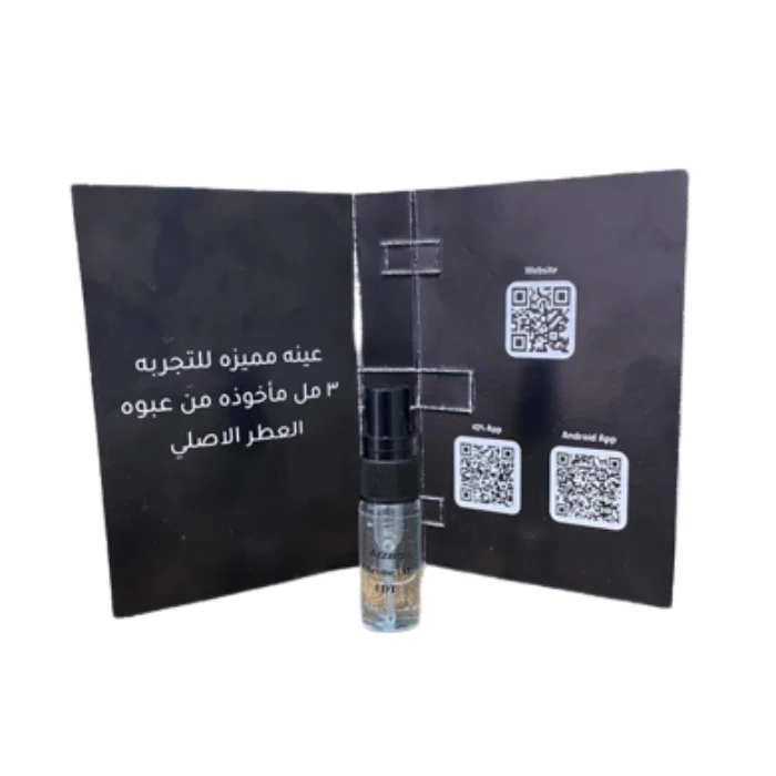 Sample Azzaro Chrome Vials Eau De Toilette for Men 3ml - Image 3
