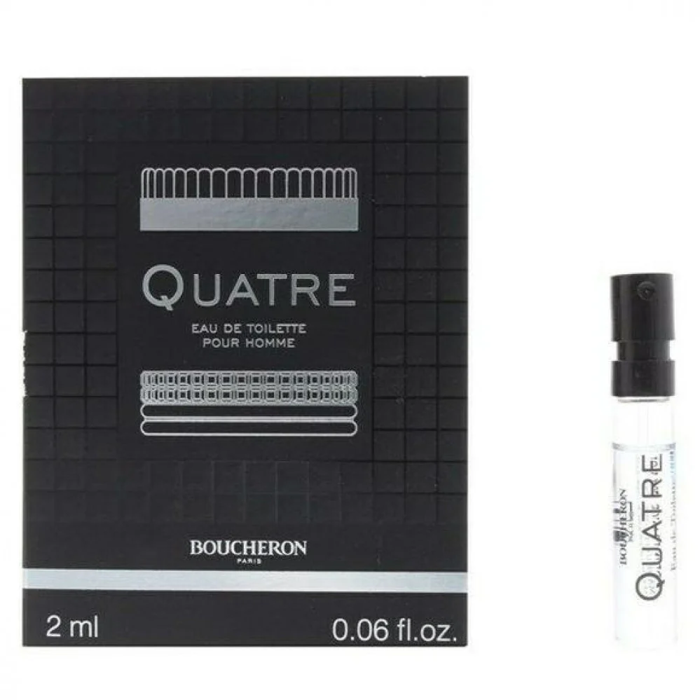 Sample Boucheron Quatre pour Homme Vials Eau De Toilette for Men 2ml