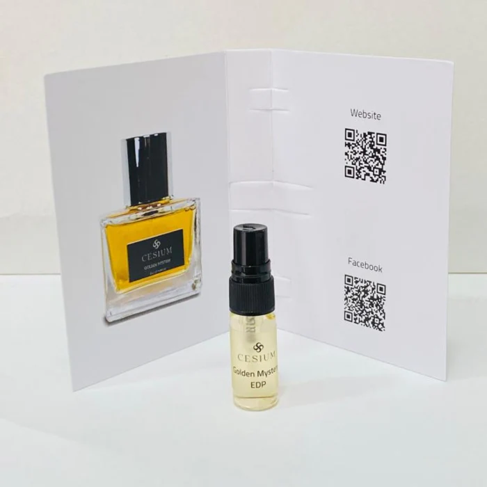 Sample Cesium Golden Mystery Vials Eau De Parfum For Unisex 3ml - Image 3